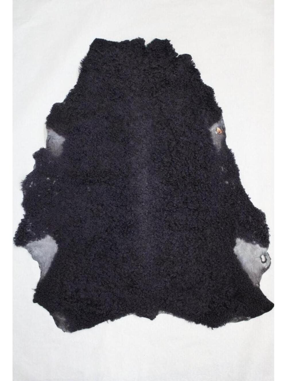 Showroom New Purple Lamb Fur Hide Fur Skin Rug Carpet 41" X 31"